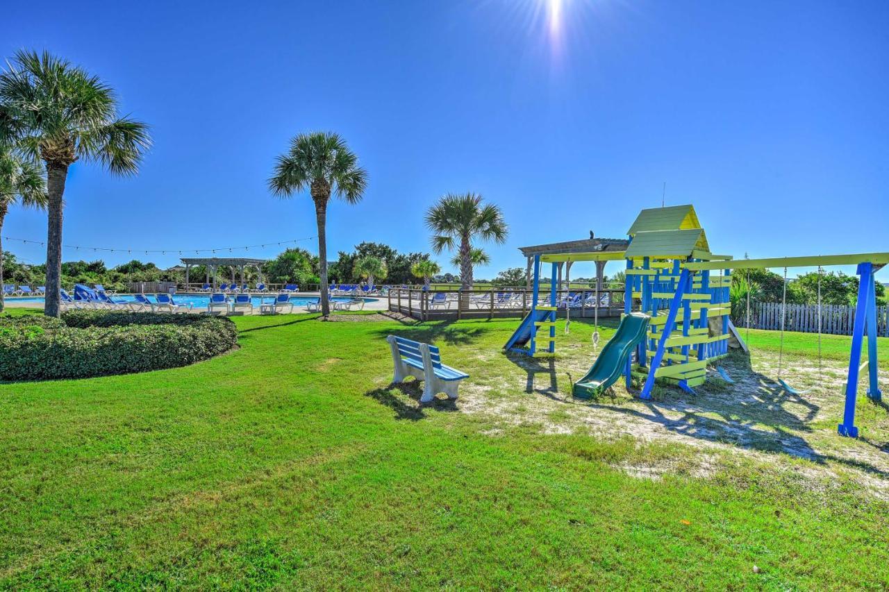 Harbor Island Condo With Deck - Steps To Beach! Oceanmarsh Subdivision Zewnętrze zdjęcie