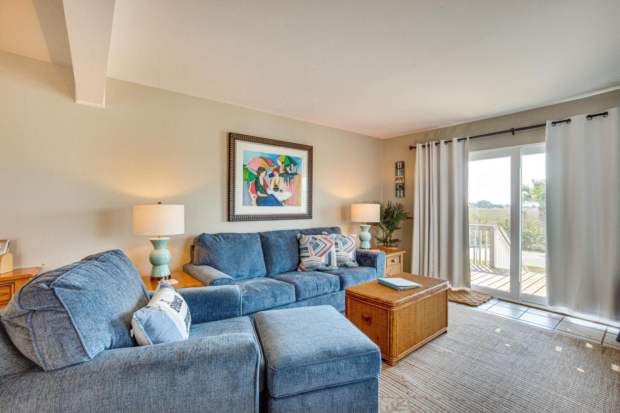 Harbor Island Condo With Deck - Steps To Beach! Oceanmarsh Subdivision Zewnętrze zdjęcie