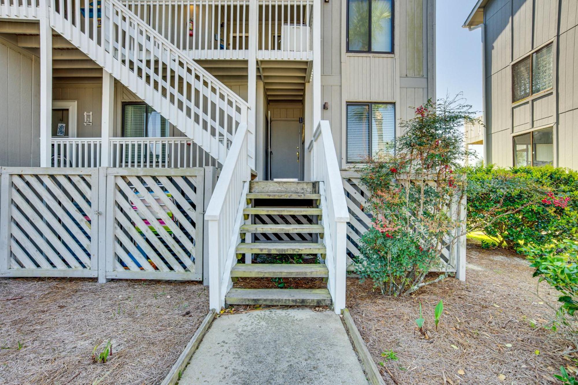 Harbor Island Condo With Deck - Steps To Beach! Oceanmarsh Subdivision Zewnętrze zdjęcie