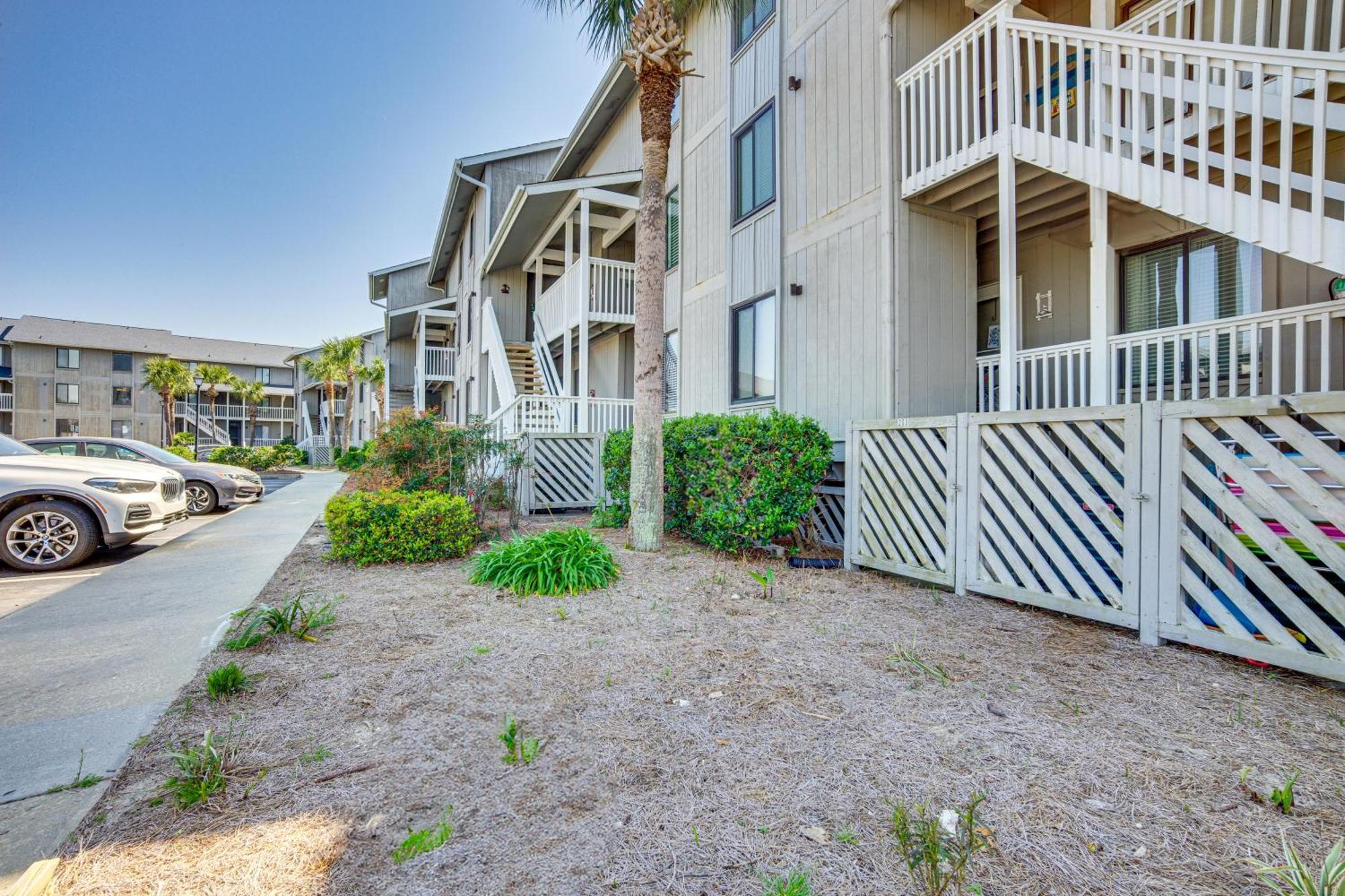Harbor Island Condo With Deck - Steps To Beach! Oceanmarsh Subdivision Zewnętrze zdjęcie